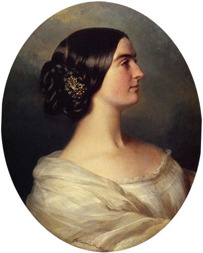 Ritratto di Carlotta Stuart da Franz Xaver Winterhalter